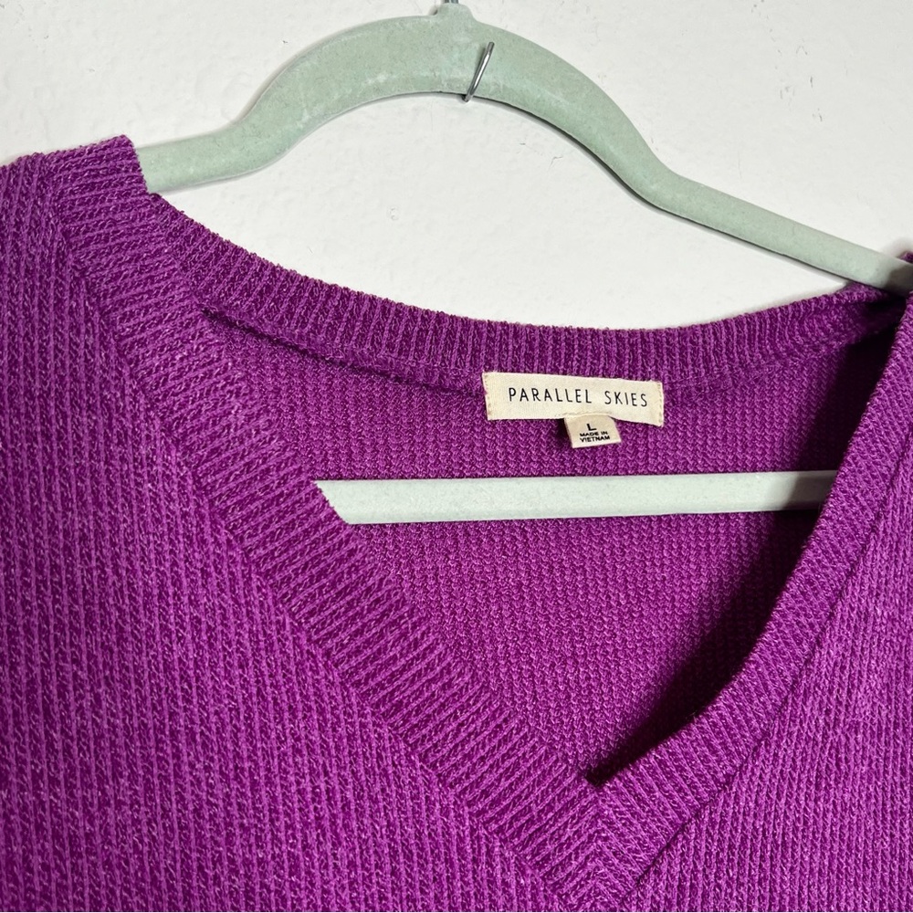 Parallel Skies Long Sleeve Purple Top - Picture 2 of 4
